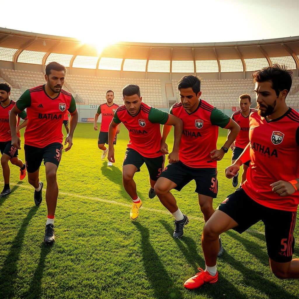 杏彩体育平台-摩洛哥瓦赫达核心球员体能恢复，备战鹿岛鹿角