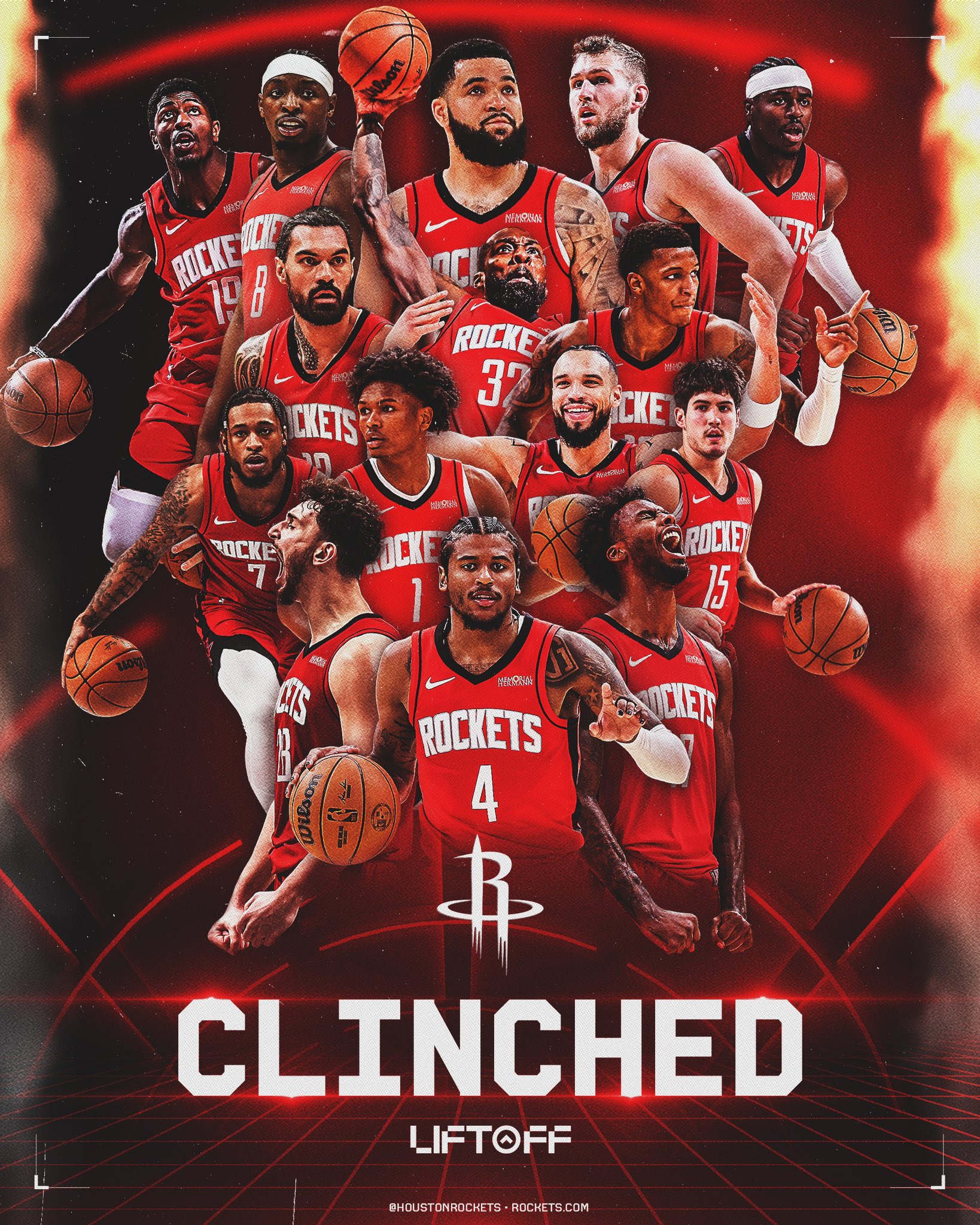 火箭大胜马刺，实现四连胜